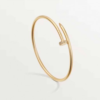 1:1 Replica Cartier Juste Un Clou SM Yellow Gold Bracelet with Diamonds B6066117