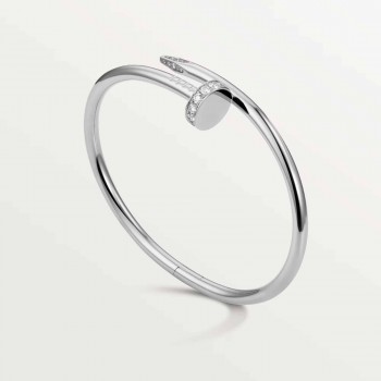 1:1 Replica Cartier Juste Un Clou SM White Gold Bracelet with Diamonds B6064817