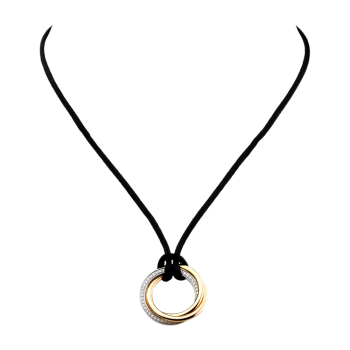 Trinity Pendant, Medium Model 3-Gold, Diamonds B3040900