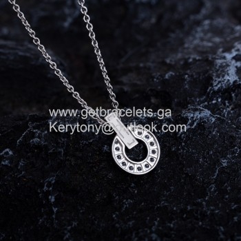 Necklace White Gold With Pave Diamonds Top Quality