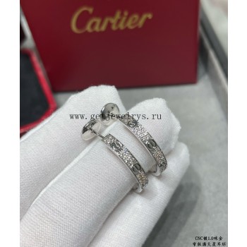 Cartier Love Earrings with Diamonds Yellow Gold/Rose Gold/White Gold