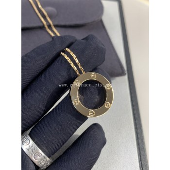 Cartier Love Necklace Rose Gold