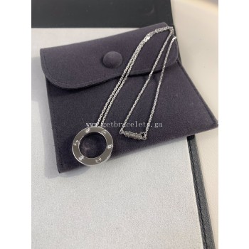 Cartier Love Necklace White Gold With 3 Diamonds