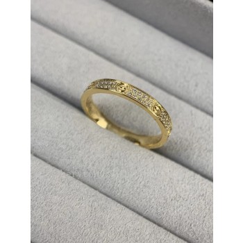 Cartier Love Ring Small Model Yellow Gold with Diamonds B4218000