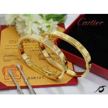 Cartier Couple Bracelet Yellow Gold B6041001 (New Version C Prevent Screws Fall Out)