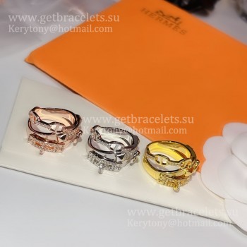 Hermes Alchimie Ring in Rose Gold With Diamonds White Gold/Pink Gold/Yellow Gold Jewelry Online Shop