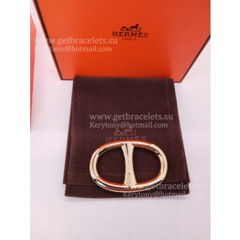Design Classy Hermes Chaine DAncre Scarf Ring/Buckle in White Gold/Yellow Gold/Rose Gold