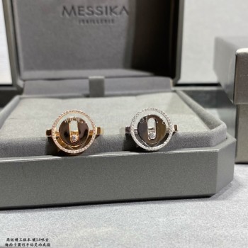 Messika Lucky Move Diamond Ring White Gold/Rose Gold