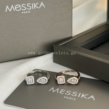 Messika My Twin Toi & Moi White Gold/Rose Gold For Her Diamond Ring