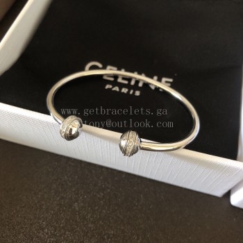 Piaget Possession Open Bangle Bracelet White Gold with Diamonds