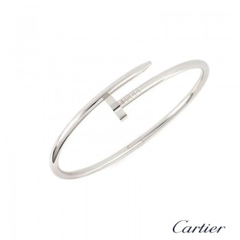 Premium replica Cartier Juste Un Clou Bracelet White Gold B6037615
