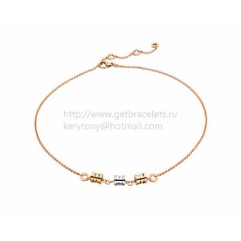 B.zero1 Necklace in Pink Yellow and White Gold