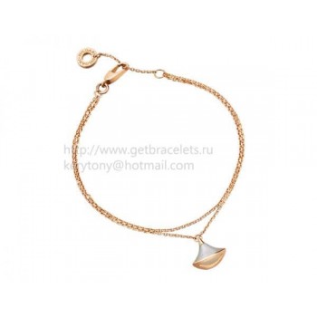 DIVAS Dream Bracelet Rose Gold with Mother of Pearl
