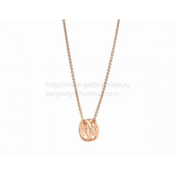Parentesi Pink Gold Round Pendant