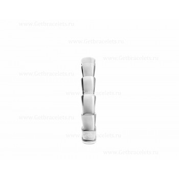 Serpenti Viper Wedding Band in 18k White Gold