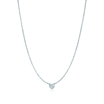 2021 Tiffany Elsa Peretti By The Yard Diamond Pendant Necklace Sterling Silver Set Knockoff UK GRP02775/GRP05156