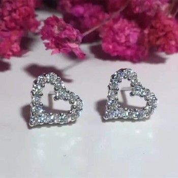 Tiffany & Co. Dupe Diamond Heart Stud Earrings Cheap Jewellery 61101268