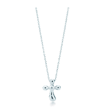 Tiffany Elsa Peretti Cross Pendant Necklace US Sale Women Jewelry 33279175