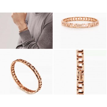 Tiffany T True Narrow Bracelet Rose Gold