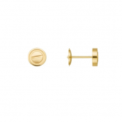 Copy Carteri Love Screw Motifs Earring Yellow Gold B8301255