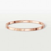 New Cartier Love Bracelet SM Pink Gold B6047317
