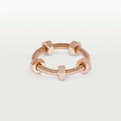 Copy Ecrou de Cartier Ring Pink Gold B4227300