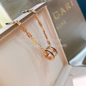B.Zero1 Rock Necklace Rose Gold With Black Ceramic Copy