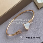 Divas Dream Bracelet Mother of Pearl with Diamonds Rose Gold 1:1