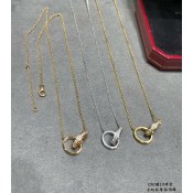 Cartier Love Necklace With Diamonds White Gold/Rose Gold/Yellow Gold