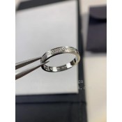Cartier Love Ring Small Model White Gold with Diamonds B4218200