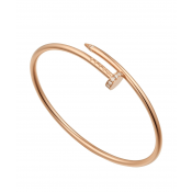 1:1 Replica Cartier Juste Un Clou SM Pink Gold Bracelet with Diamonds B6065817