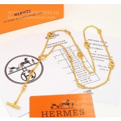 Spring Classic Hermes Farandole Long Necklace 75cm Sterling silver