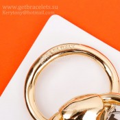 High Quality Hermes Mors Scarf Ring/Buckle in Rose Gold