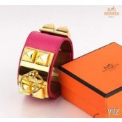 Hermes Collier de Chien Bracelet Yellow Gold