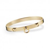 Hermes Collier de Chien Bracelet Gold