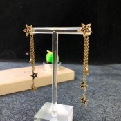 Imitation Dior Or Ladies Black Star Charming Aged Gold-tone Tassels Earrings Malaysia Price E0825DORLQ_D910
