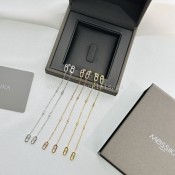 Messika Move Uno Pendant Diamond Earrings Rose Gold/Yellow Gold/White Gold