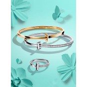 TOP Tiffany Female Tiffany T1 Unilateral Diamonds Fine Jewellery England Sale White Gold/Yellow Gold/Rose Gold