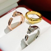 New Style Jewellery Online Panthere de Cartier Ring Yellow Gold/Rose Gold/White Gold