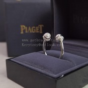 Piaget Possession Open Ring With Pave Diamonds White Gold