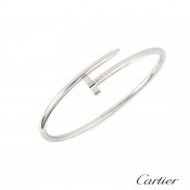 Premium replica Cartier Juste Un Clou Bracelet White Gold B6037615