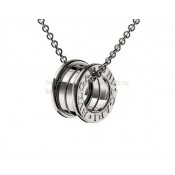 B.zero1 White Gold Pendant with Chain