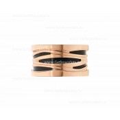 B.zero1 Design Legend 4-Band Ring in 18kt Rose Gold and Black Ceramic