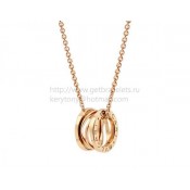 B.zero1 Design Legend Necklace in Rose Gold
