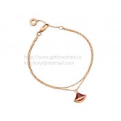 DIVAS Dream Bracelet Rose Gold with Carnelian