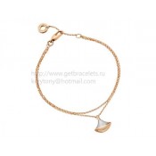 DIVAS Dream Bracelet Rose Gold with Mother of Pearl