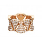 DIVAS Dream Ring in Rose Gold with Full Pave Diamonds