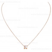 Replica C DE Cartier Necklace Rose Gold with Pearl B7059000