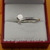 Replica Cartier Juste Un Clou Ring White Gold Diamonds B4092700