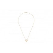 Replica Van Cleef Arpels Pure Alhambra Pendant Yellow Gold With Mother-of-pearl
